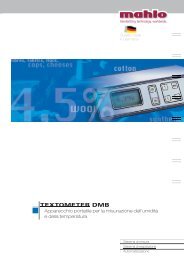 Mahlo Textometer DMB - Mahlo GmbH
