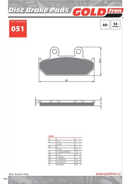 Disc Brake Pads