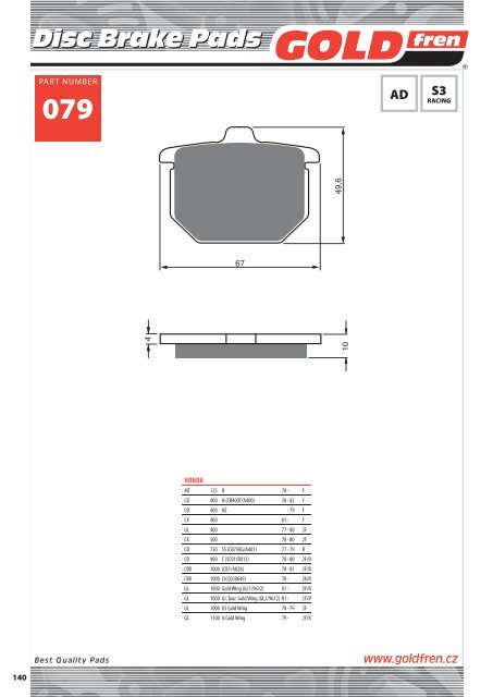 Disc Brake Pads