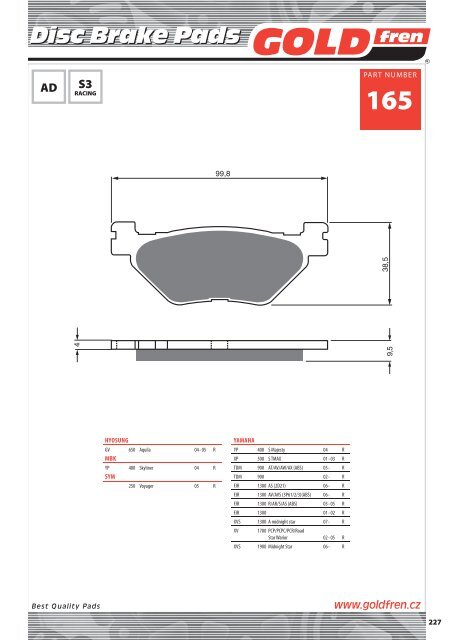 Disc Brake Pads