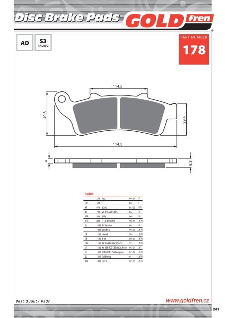 Disc Brake Pads