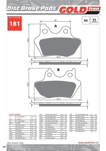 Disc Brake Pads