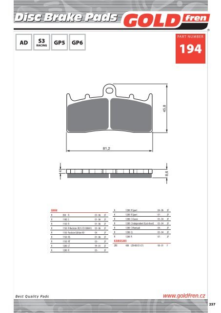 Disc Brake Pads