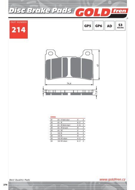 Disc Brake Pads