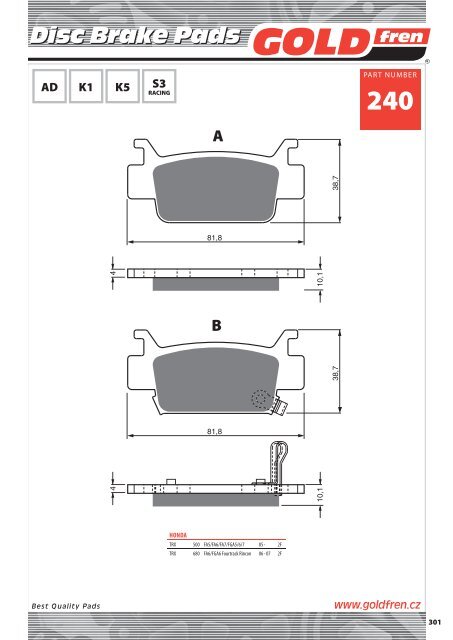 Disc Brake Pads