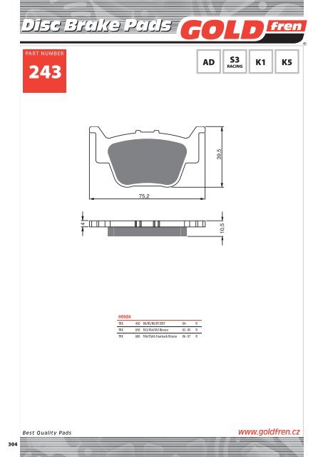 Disc Brake Pads