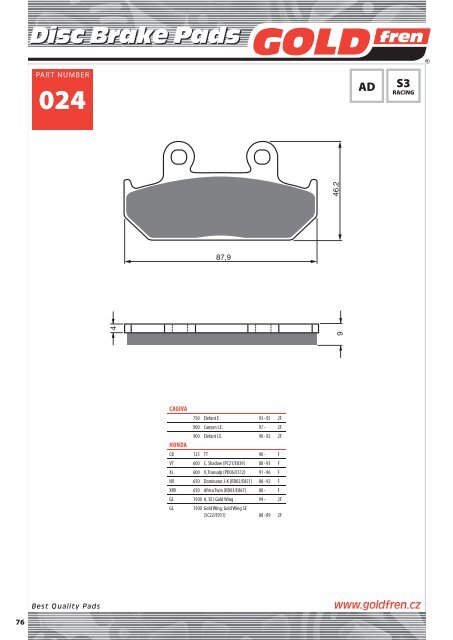 Disc Brake Pads