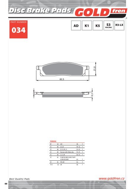 Disc Brake Pads