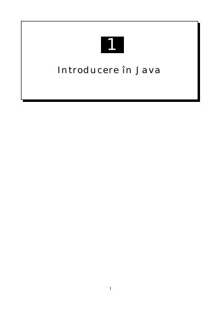 Introducere în Java