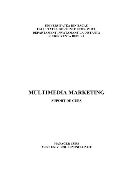 multimedia marketing suport de curs - bussines