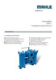 Umschaltfilter VS87-1 - MAHLE Industry - Filtration