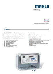 Control MFS-09 - MAHLE Industry - Filtration