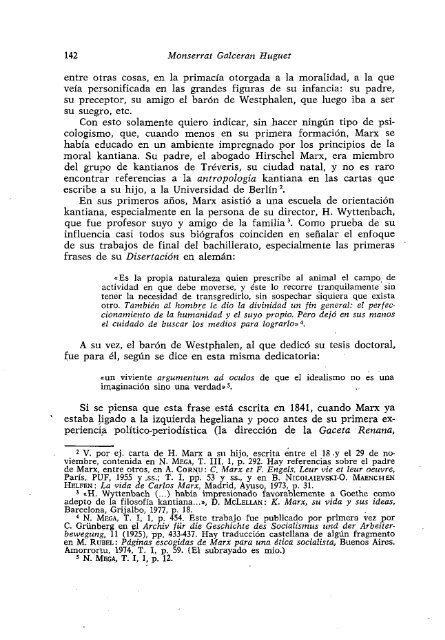 Una carta de Marx a su padre del año 1837