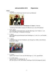 Jahresrueckblick 2012 Allgemeines - bei der Stadt Sindelfingen