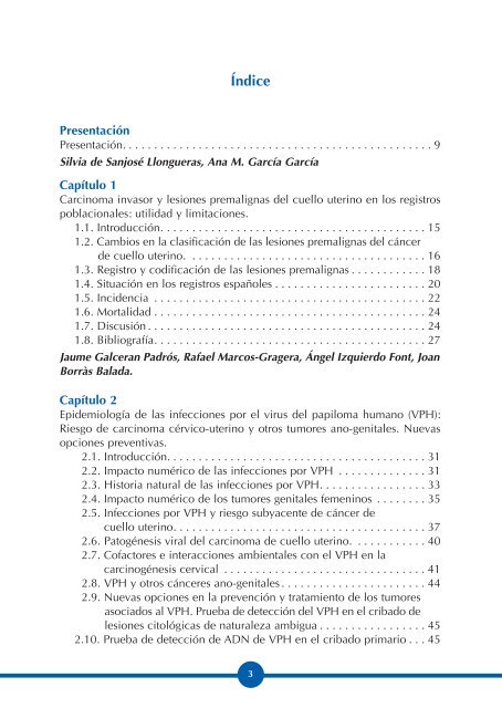 virus del papiloma humano y cáncer: epidemiología y prevención ...