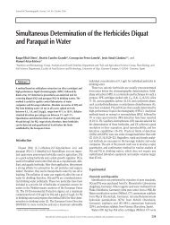 Simultaneous Determination of the Herbicides Diquat and Paraquat ...