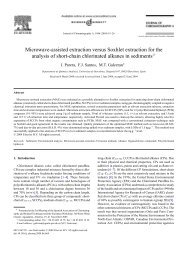 Microwave-assisted extraction versus Soxhlet ... - CEM GmbH