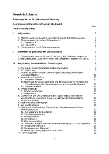 Begründung im PDF-Format - Lilienthal