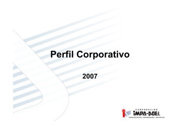 Perfil Corporativo - IMPA-DOEL