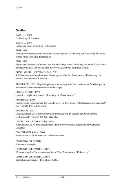 Umweltbericht im PDF-Format - Lilienthal