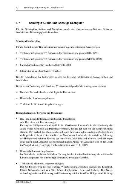 Umweltbericht im PDF-Format - Lilienthal