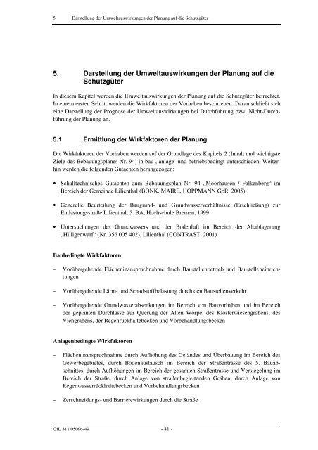 Umweltbericht im PDF-Format - Lilienthal