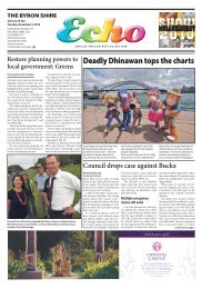 Download issue 25_23 as PDF - The Byron Shire Echo