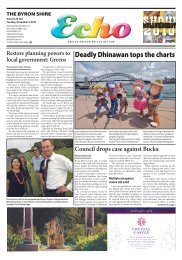 Download issue 26_23 as PDF - The Byron Shire Echo