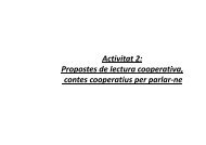 Activitat 2: Propostes de lectura cooperativa ... - PHP Webquest