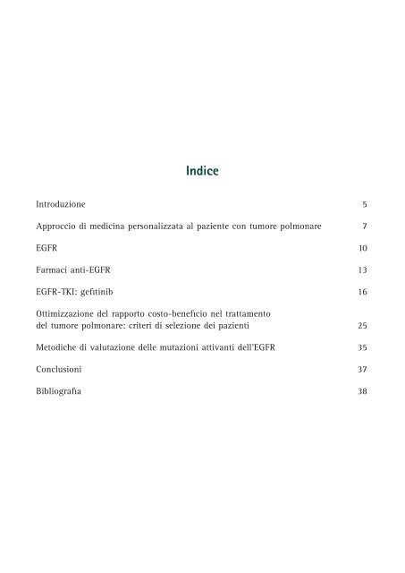 Medicina personalizzata nel trattamento del carcinoma polmonare ...