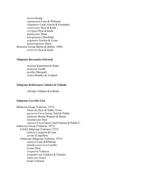 Culex classification_9.pdf - Mosquito Taxonomic Inventory