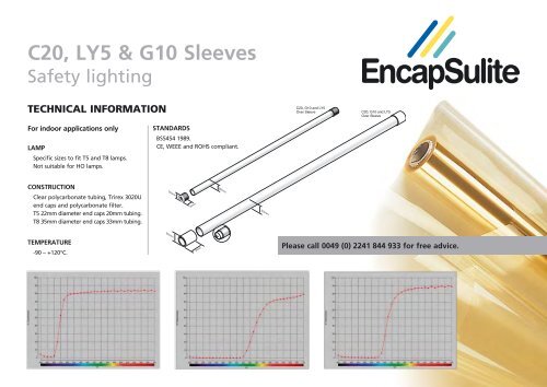 EncapSulite C20 UV-Safety Sleeve