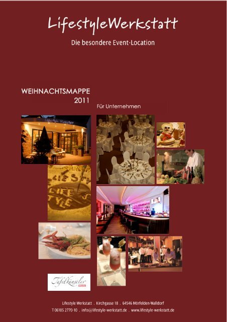 Weihnachtsmappe 2011 - Lifestyle-Werkstatt