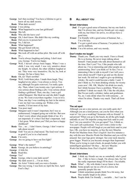 MODULE 4 TELEVISION TRANSCRIPTS - That's English JR