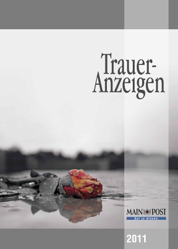 Traueranzeigen - Main-Post