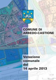 opuscolo informativo - Comune di Arbedo-Castione