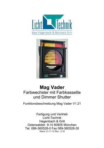 Mag Vader - Licht-Technik Vertriebs GmbH