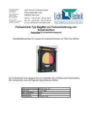 Ausschreibungstexte (pdf) - Licht-Technik Vertriebs GmbH