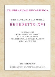 BENEDETTO XVI - Diocesi di Anagni-Alatri