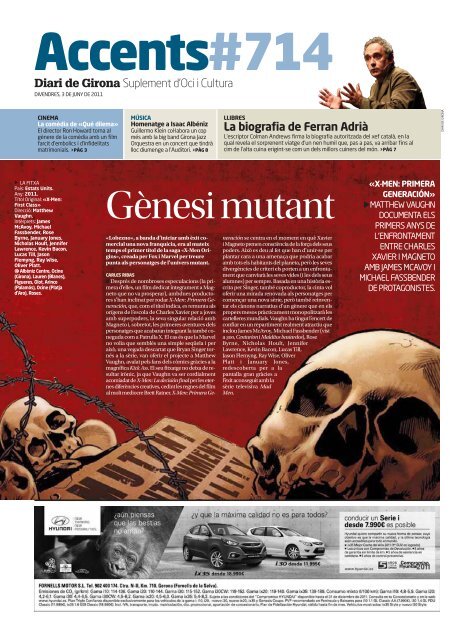 La biografia de Ferran Adrià Diari de Girona Suplement d'Oci i Cultura