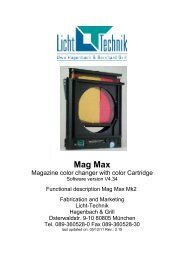 Mag Max Mk2 color changer - Licht-Technik Vertriebs GmbH