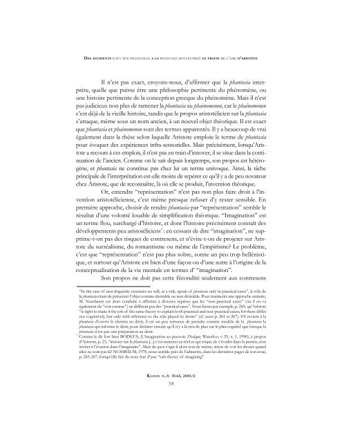 Kléos, Revista de Filosofia Antiga - Programa de Estudos em ...