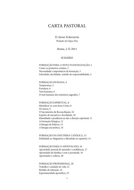 Pastoral Familiar da Glória: Documentos do Magistério sobre a Família