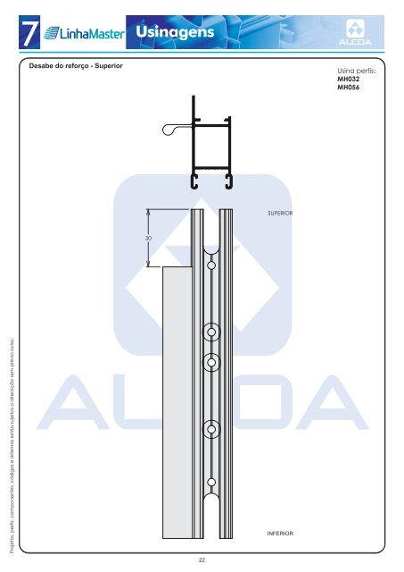 Desenhos de montagem - Alcoa