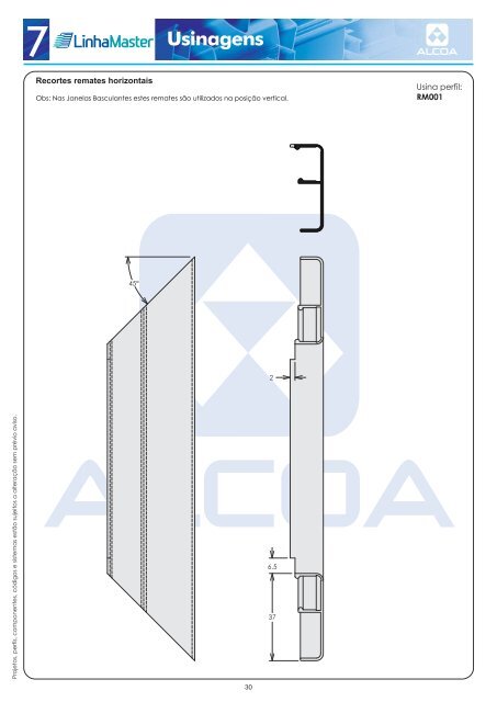 Desenhos de montagem - Alcoa