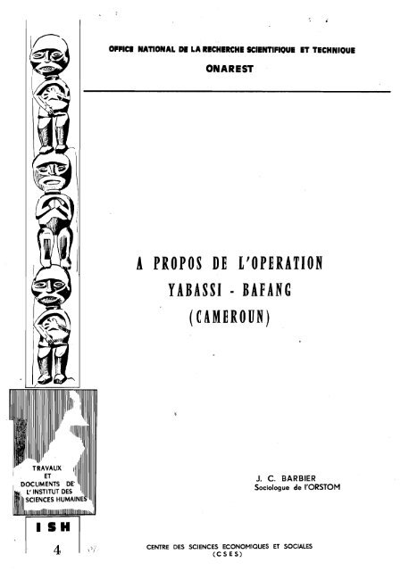 A propos de l'opération Yabassi-Bafang (Cameroun) - IRD