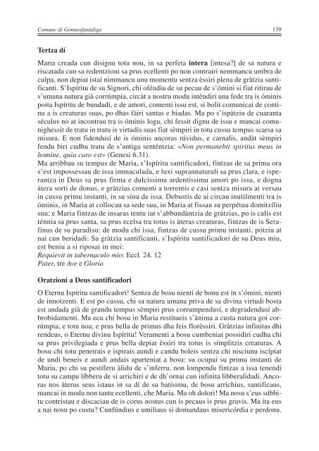 Is Pregadorias antigas: su signo de sa devozioni - Provincia del ...