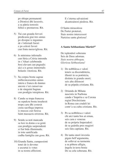 Is Pregadorias antigas: su signo de sa devozioni - Provincia del ...