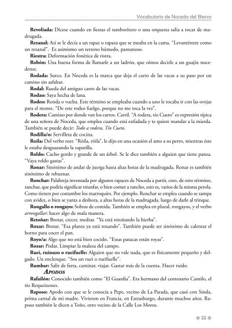 Vocabulario de Noceda - Colectivo Cultural "La Iguiada"