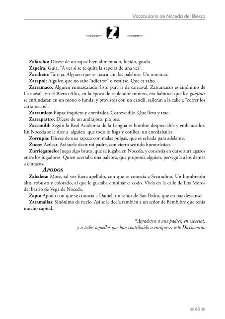 Vocabulario de Noceda - Colectivo Cultural "La Iguiada"